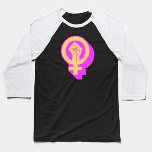 Feminist Fist of Fury Baseball T-Shirt